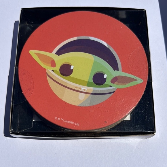 Red Baby Yoda Coaster (B) - Picture 1 of 2
